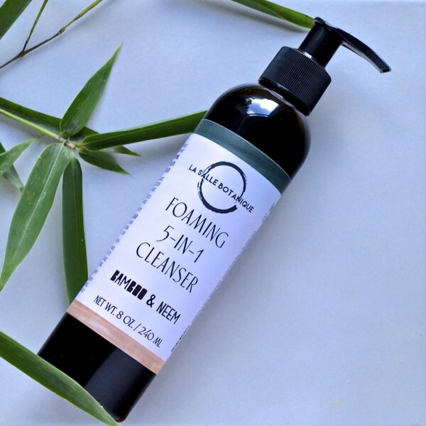 5-in-1 Foaming Cleanser for men with bamboo and neem by La Salle BOTANIQUE