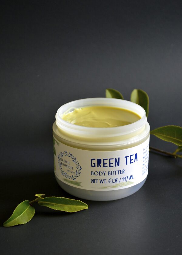 La Salle BOTANIQUE Body Butter with Green Tea Extract for sensitive and damaged skin.