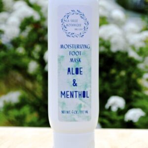 moisturizing foot mask with aloe & menthol by La Salle BOTANIQUE