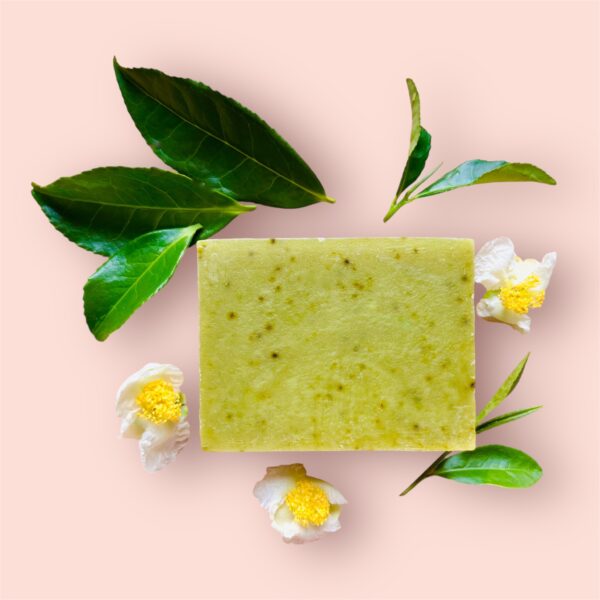 La Salle BOTANIQUE's Natural Soap Bar with Green Tea, nourishing and moisturizing