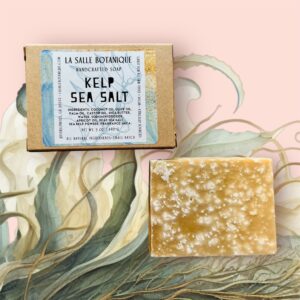 La Salle BOTANIQUE Natural Soap with Algae, Kelp, Seaweed, Sea Salt for exfoliation