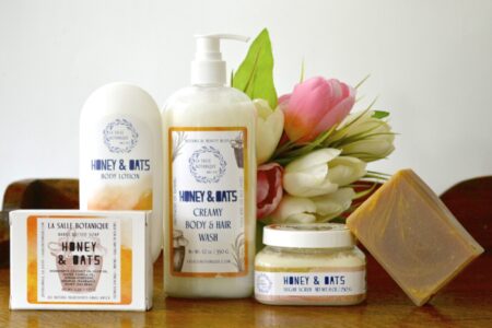 La Salle BOTANIQUE skincare collection with Honey