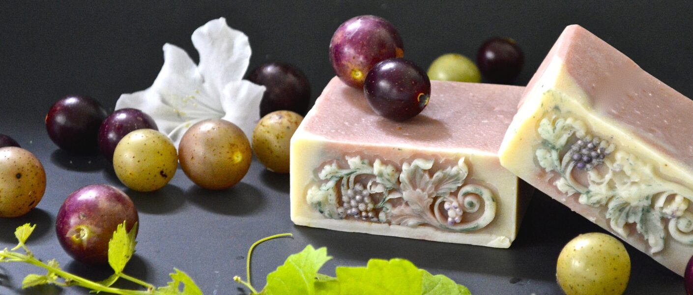 Natural soap made by La Salle BOTANIQUE with Native American grape