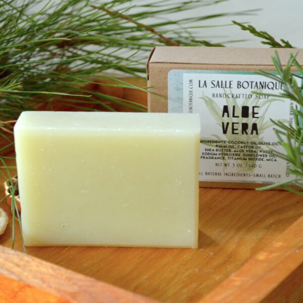 Handcrafted natural soap for sensitive skin Aloe Vera by La Salle BOTANIQUE